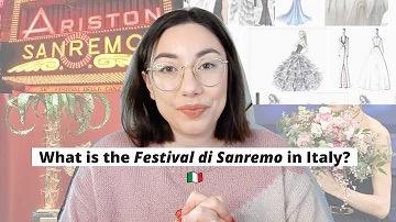 What is the Festival di Sanremo in Italy? Italian Music Festival (Subs)